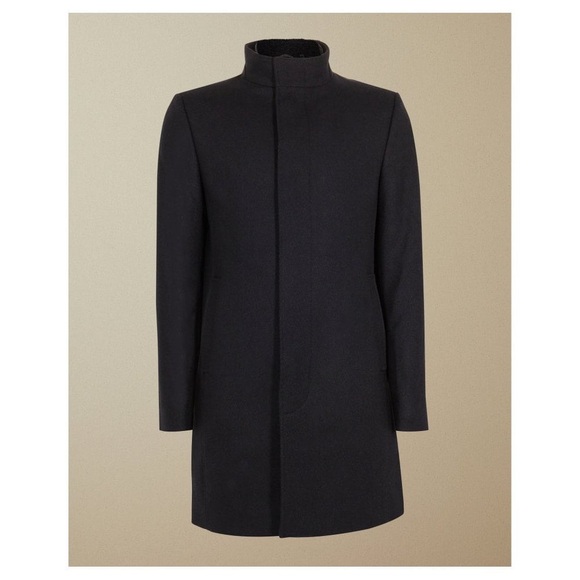 Ted Baker Men’s Margate Wool Blend Coat | 4 (US L) NWOT - Picture 4 of 16